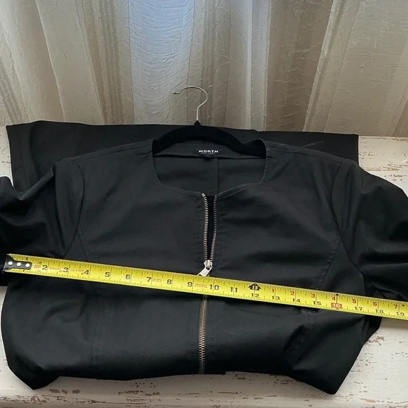 Worth Black Long Sleeve Dress with Belt - Picture 8 of 8